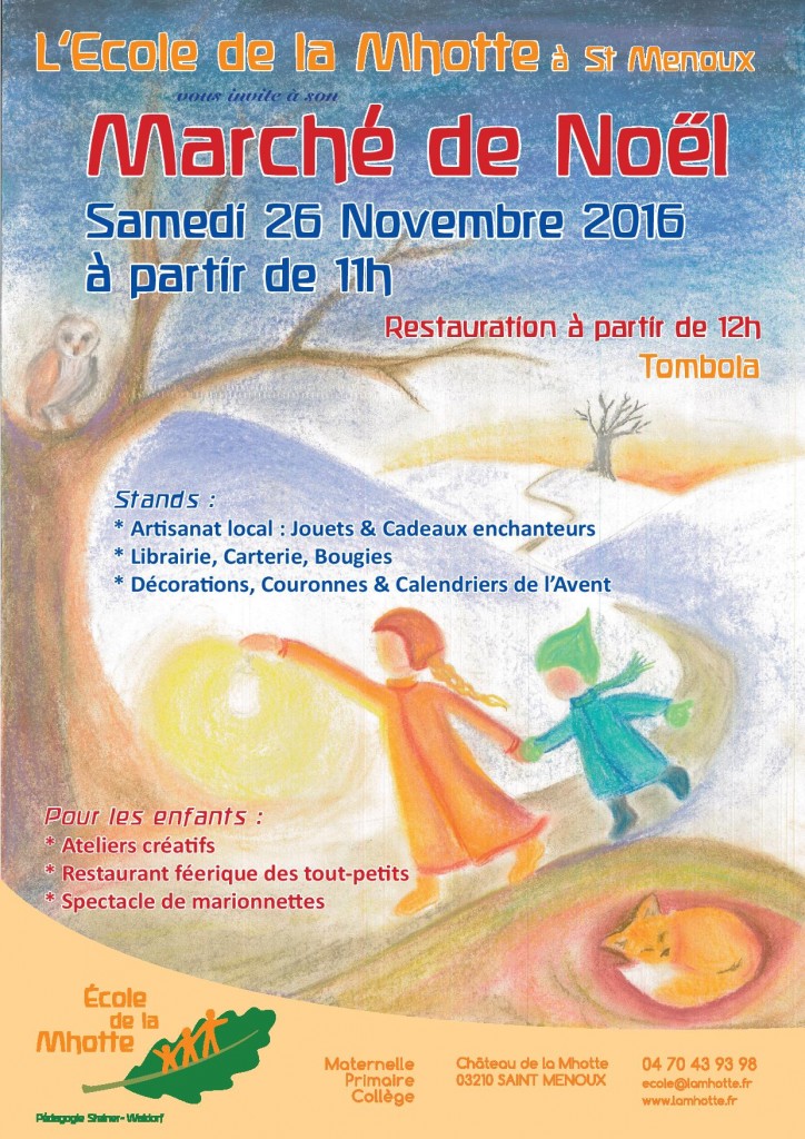 Marché de Noël @ Ecole de la Mhotte