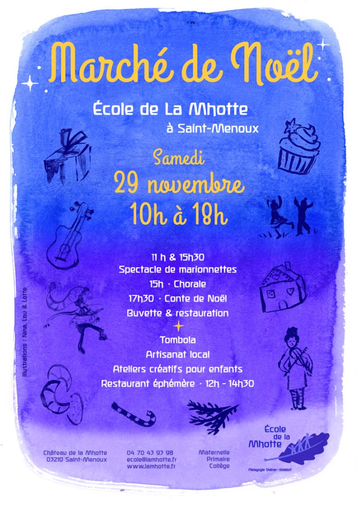 Affiche Marché de Noël